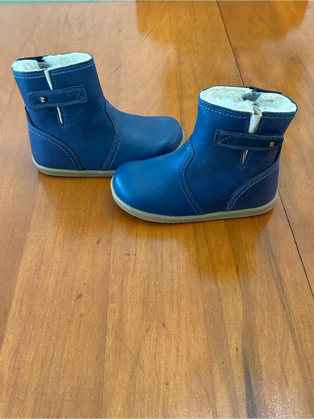 NWOB Bobux Tahoe Arctic Waterproof Winter Boots Navy Merino Wool Size US 9.5
